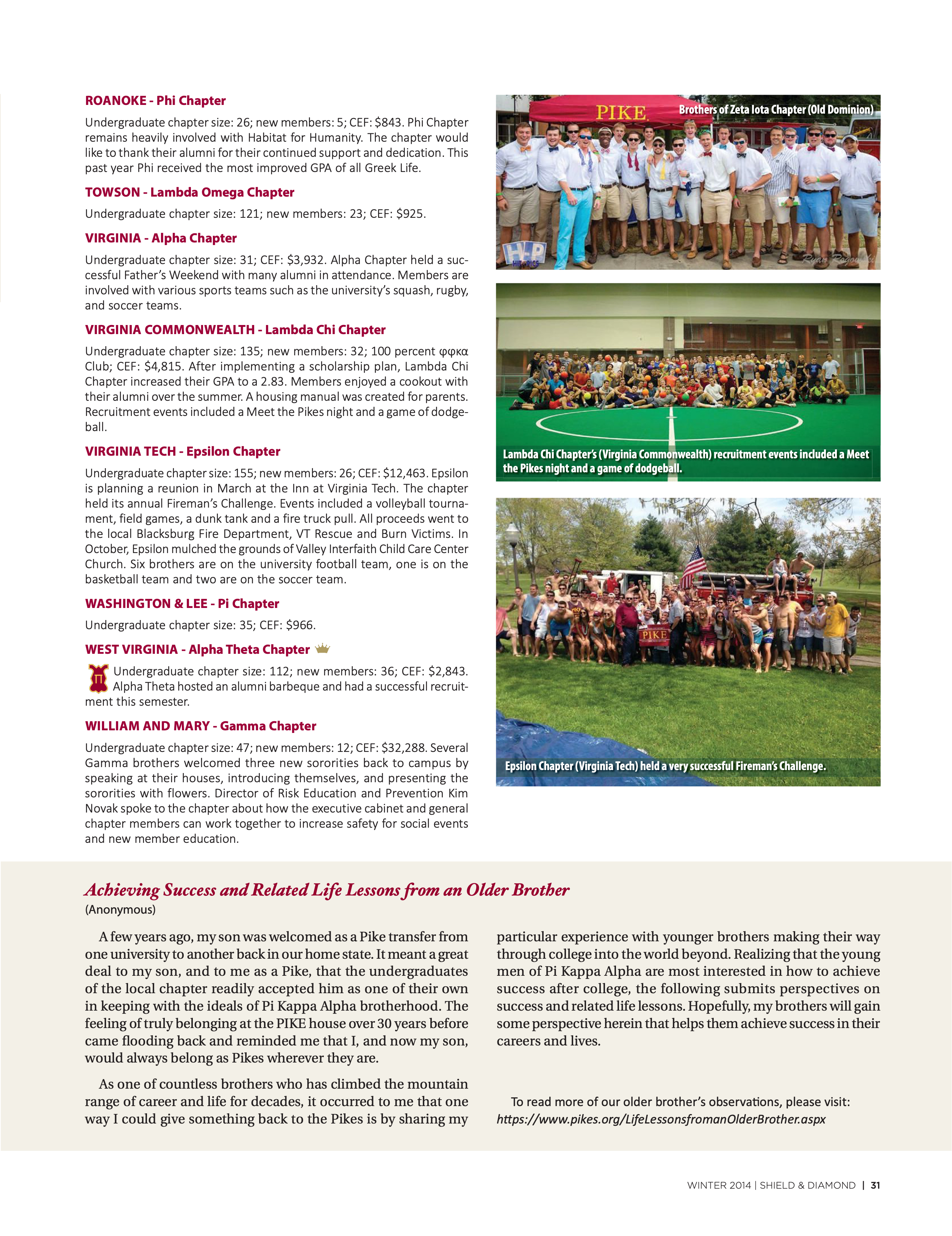 Achieving Success and Related Life Lessons from an Older Brother